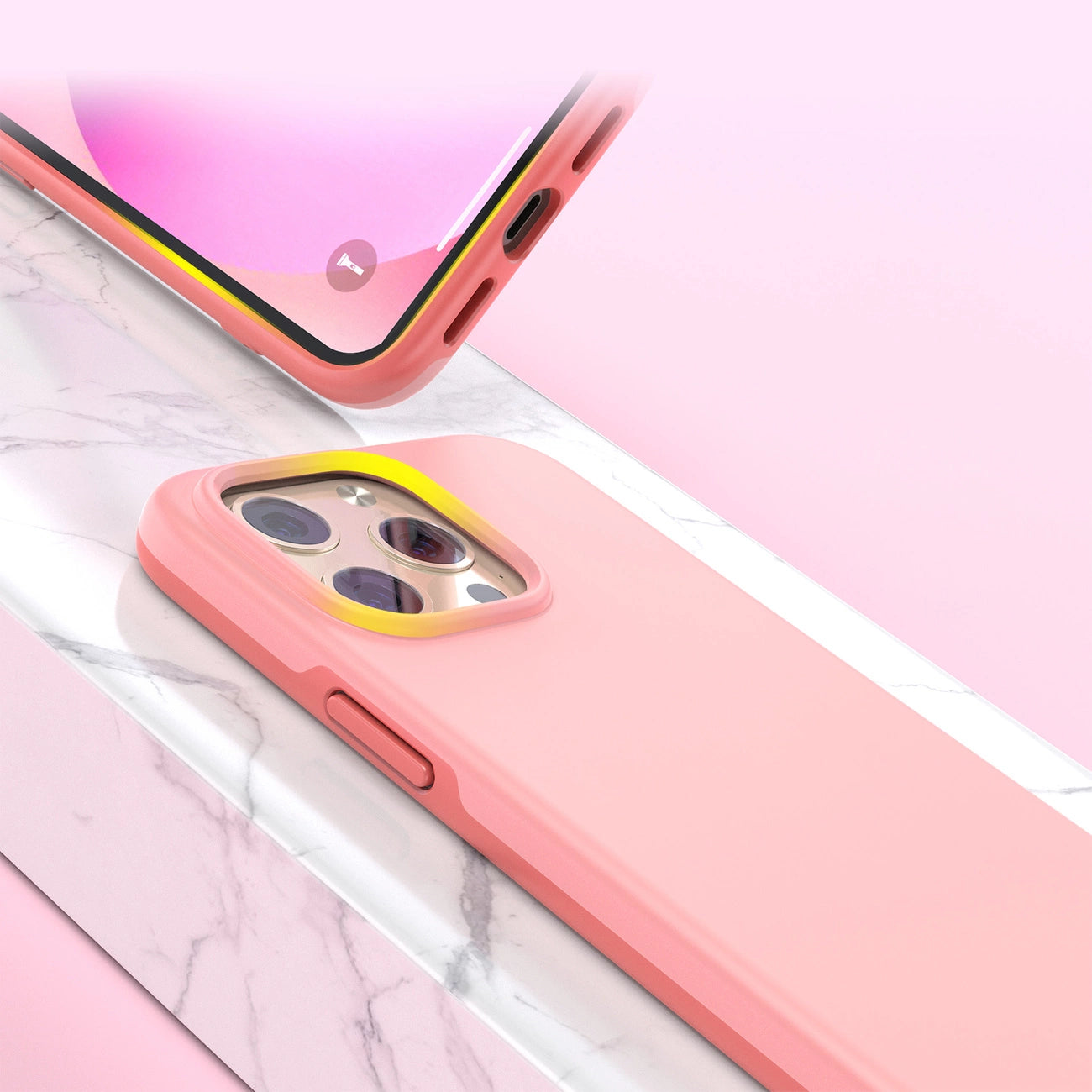 Choetech MFM Anti-drop case Made For MagSafe for iPhone 13 Pro pink (PC0113-MFM-PK)_2