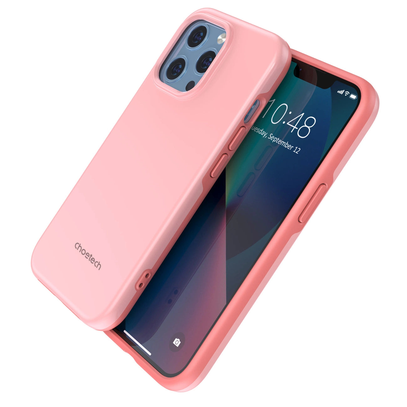 Choetech MFM Anti-drop case Made For MagSafe for iPhone 13 Pro pink (PC0113-MFM-PK)_3