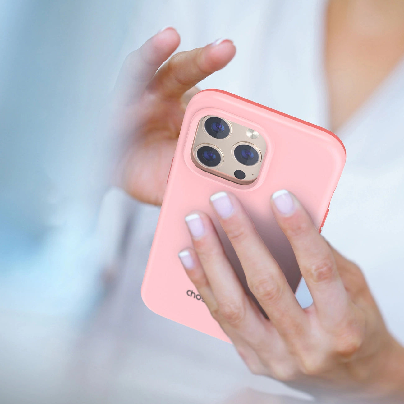 Choetech MFM Anti-drop case Made For MagSafe for iPhone 13 Pro pink (PC0113-MFM-PK)_5