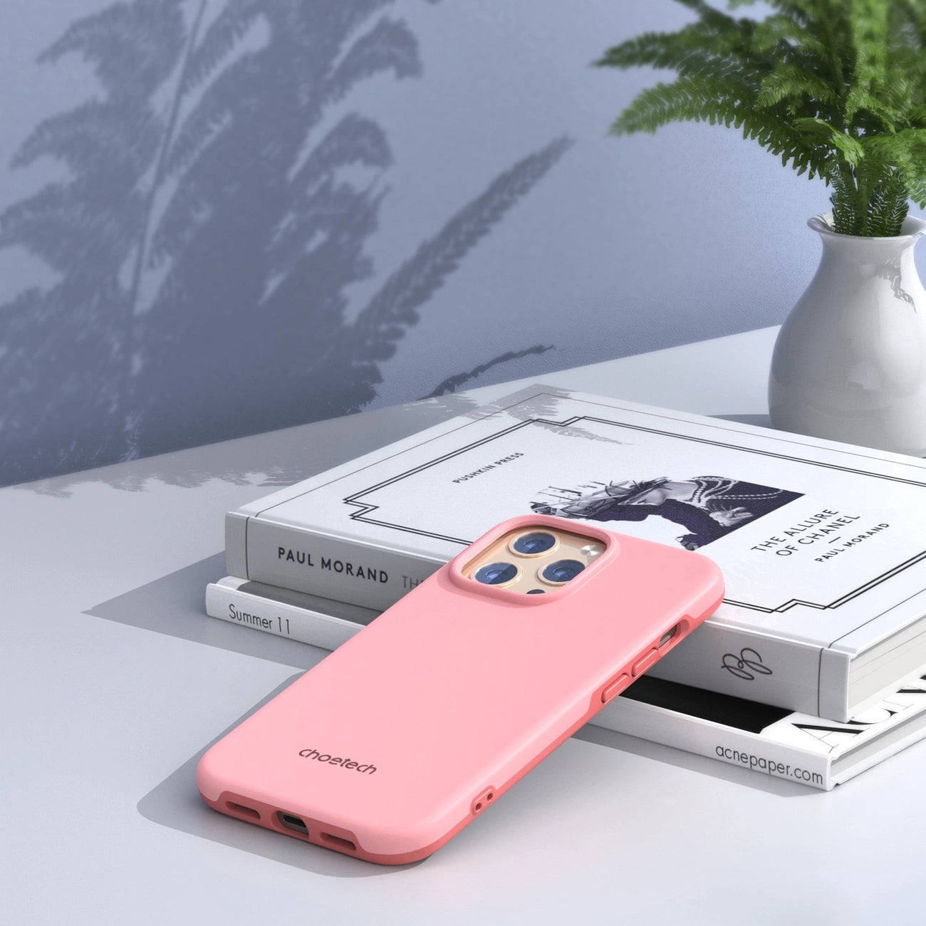 Choetech MFM Anti-drop case Made For MagSafe for iPhone 13 Pro pink (PC0113-MFM-PK)_7