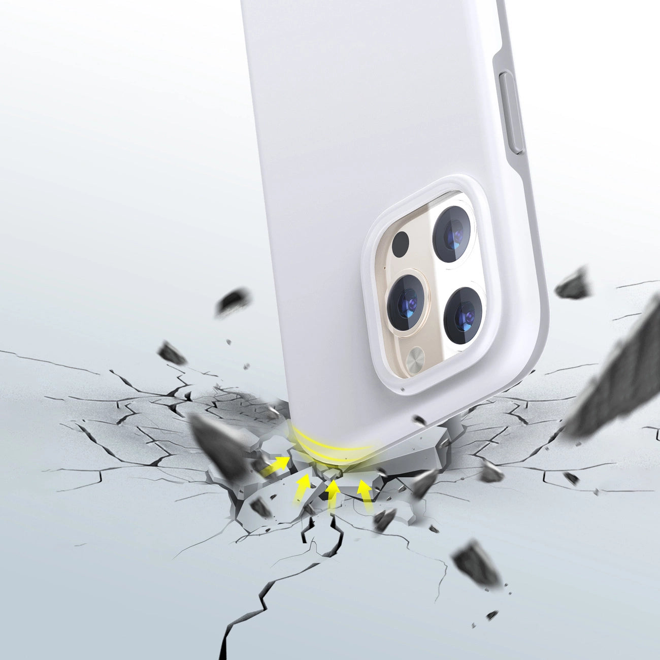 Choetech MFM Anti-drop Case Cover for iPhone 13 Pro Max white (PC0114-MFM-WH)_3