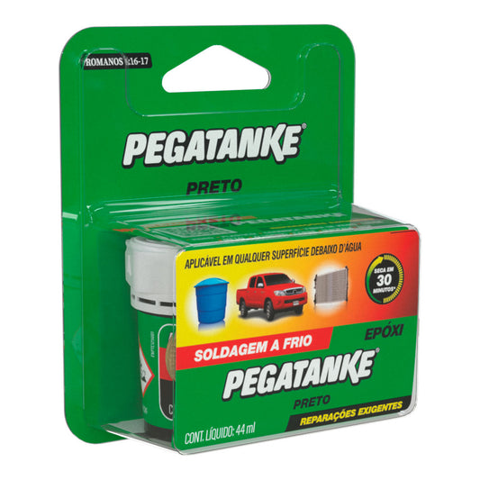 Adesivo epÃ³xi bicomponente preto, portuguÃªs, 44 ml_0