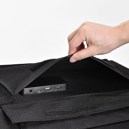 Choetech SC008 solar foldable charger 120W DC / USB-C / 2x USB-A - black_10
