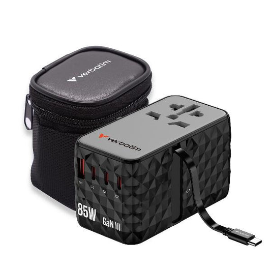 Adattatore universale GAN III 85W con cavo USB C incorporato_0