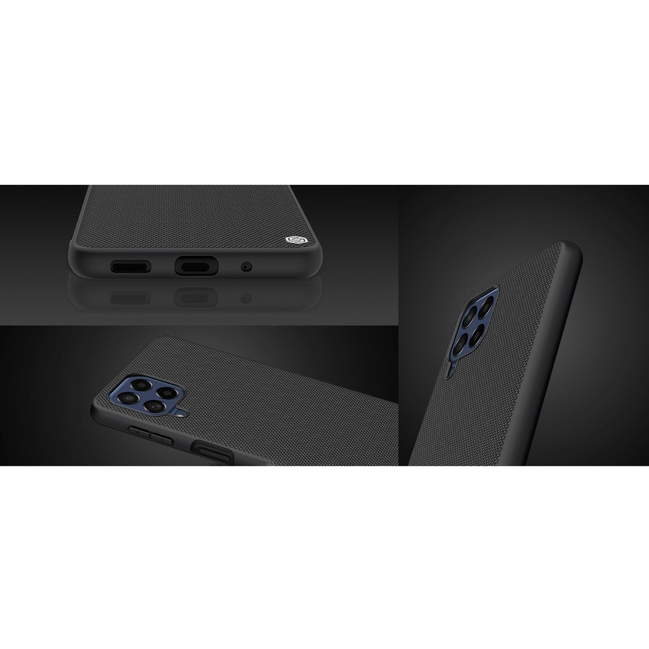 Nillkin Textured Case durable reinforced case with gel frame and nylon back for Samsung Galaxy M53 5G black_12