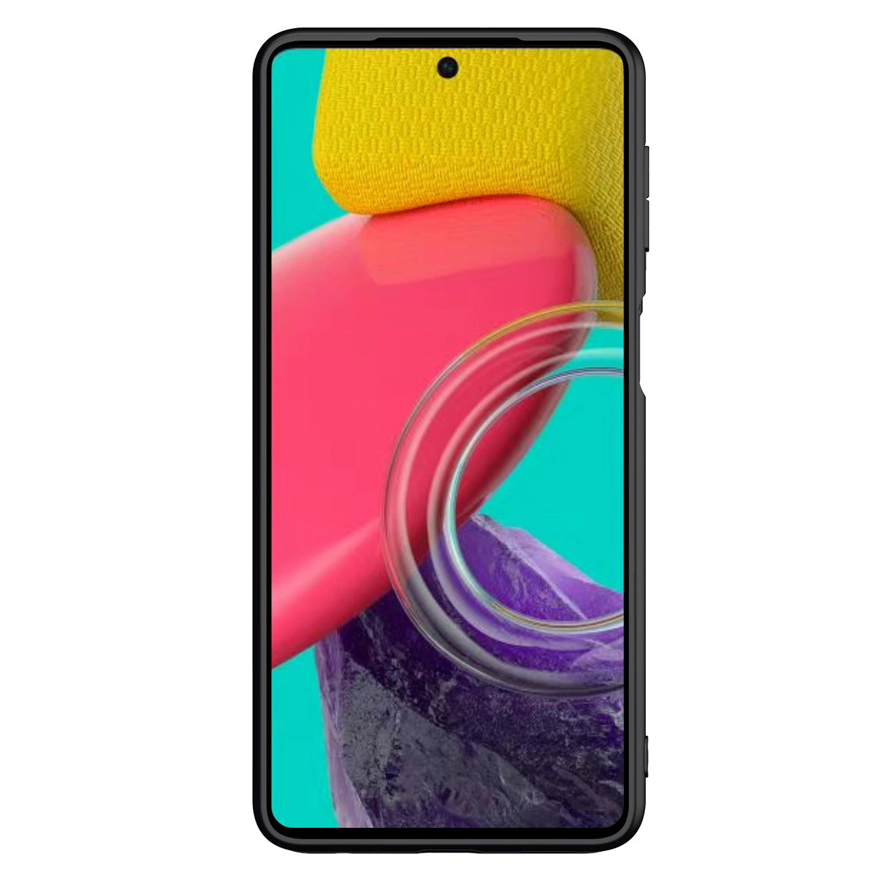 Nillkin Textured Case durable reinforced case with gel frame and nylon back for Samsung Galaxy M53 5G black_1
