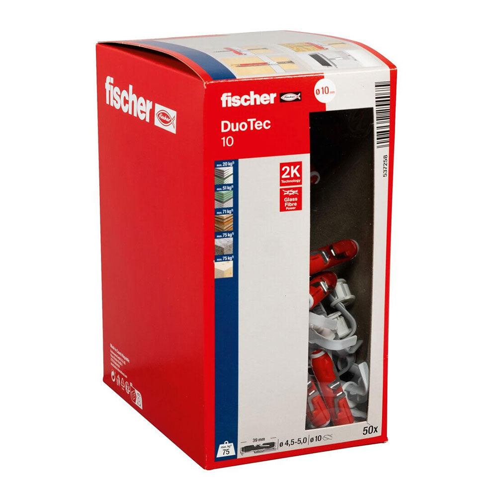 Pack 50 buchas duotec 10 537258 fischer_0