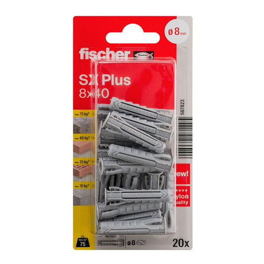 Blister bucha fischer sx plus Ã¸8x40mm k nv 20 unid. 567823_0