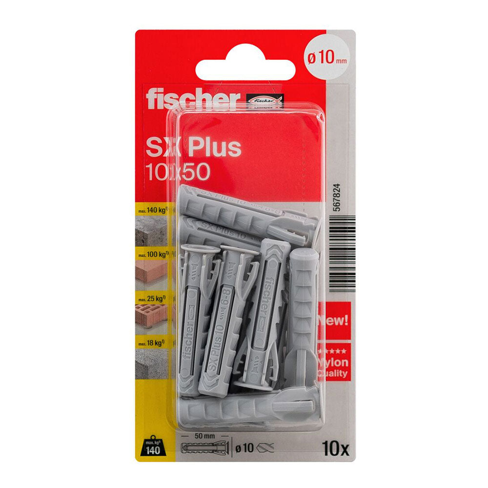 Blister bucha fischer sx plus Ã¸10x50mm k nv 10 unid. 567824_0
