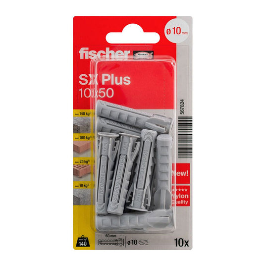 Blister bucha fischer sx plus Ã¸10x50mm k nv 10 unid. 567824_0