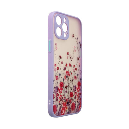 Design Case for iPhone 12 Pro Max floral purple_2