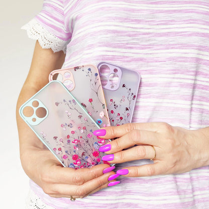 Design Case for iPhone 12 Pro Max floral purple_5