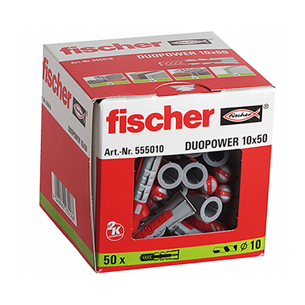 Fischer DUOPOWER 10x50 50 pcs / Antracite / FISCHER_0