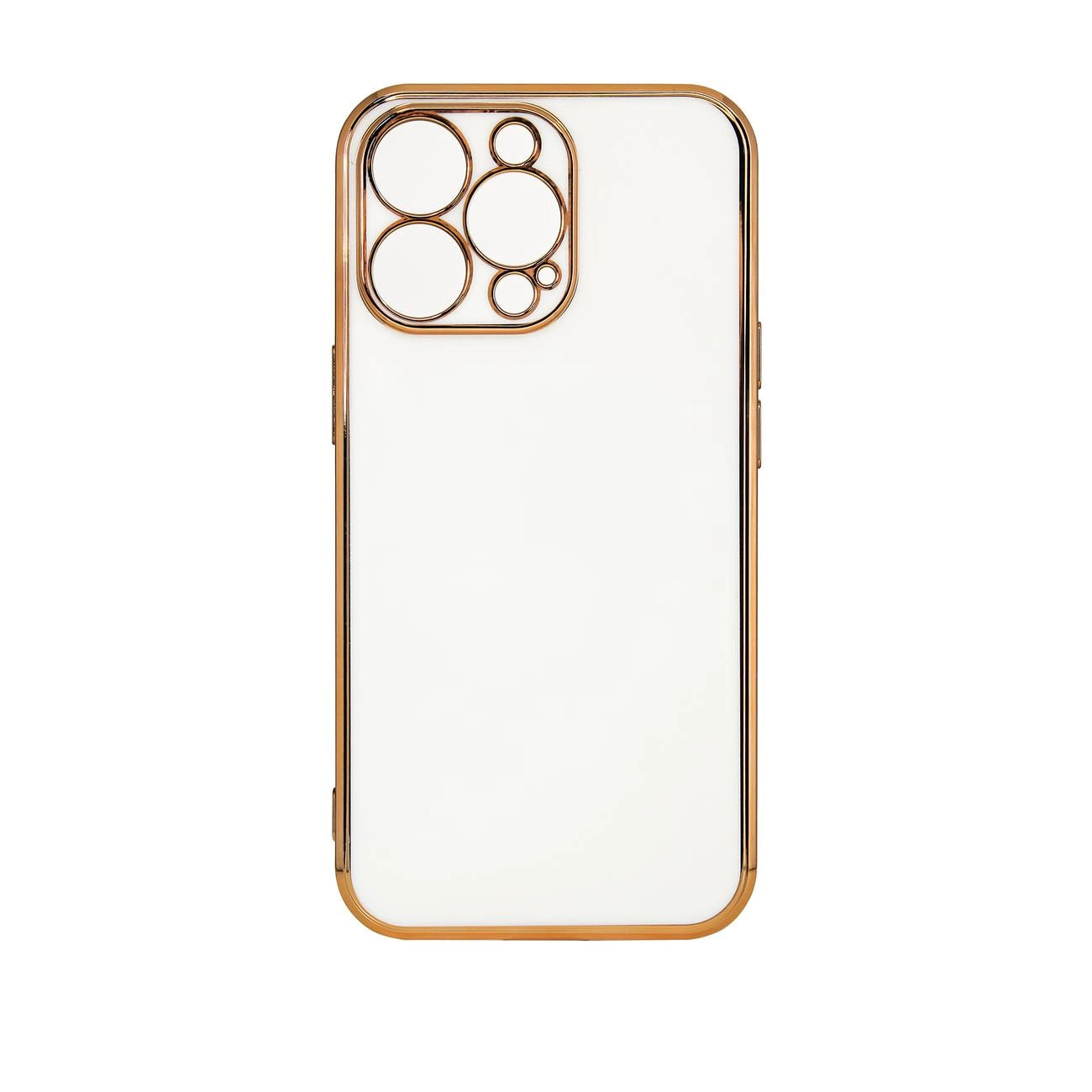 Lighting Color Case for Samsung Galaxy A13 5G gold frame gel cover white_0