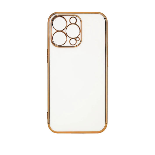 Lighting Color Case for Samsung Galaxy A13 5G gold frame gel cover white_0