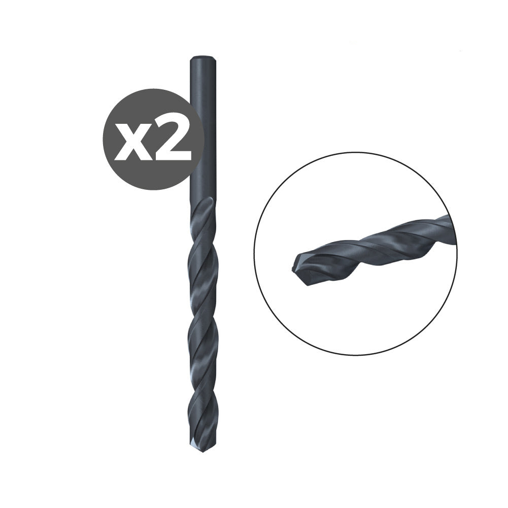 Pack 2 brocas para metal hss-r din338 4,0x43/75 / 2k 530410 fischer_0