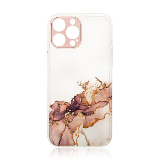 Marble Case for Xiaomi Redmi Note 11 Gel Cover Marble Brown_0