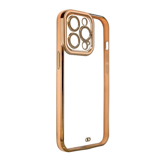 Fashion Case Case for Samsung Galaxy A12 5G Gold Frame Gel Cover Gold_0
