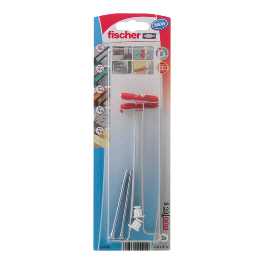 Blister 2 unid. duo tec 10 sk + parafusos 537263 fischer_0