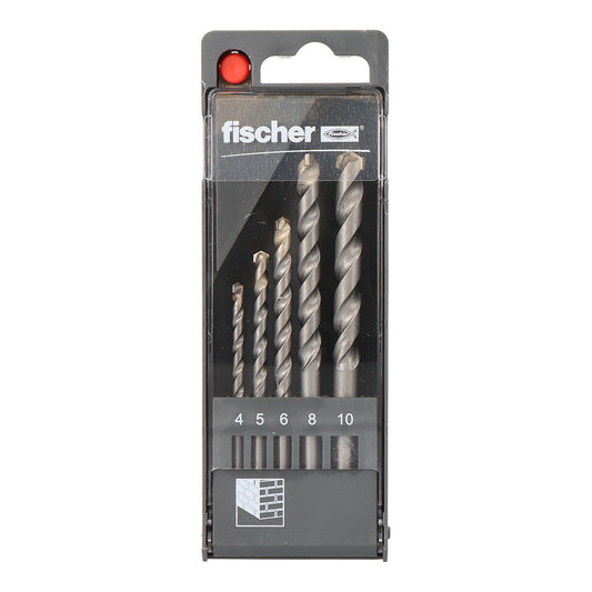 Pack 5 brocas de percussÃ£o s Ã¸4/5/6/8/10mm 543025 fischer_0