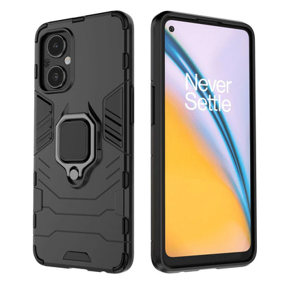 Ring Armor tough hybrid case cover + magnetic holder for OnePlus Nord N20 5G black_11