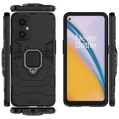 Ring Armor tough hybrid case cover + magnetic holder for OnePlus Nord N20 5G black_8