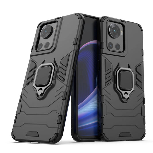 Ring Armor armored hybrid case cover + magnetic holder for OnePlus Ace black_0