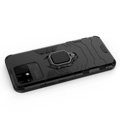 Ring Armor tough hybrid case cover + magnetic holder Realme Narzo 50A black_3