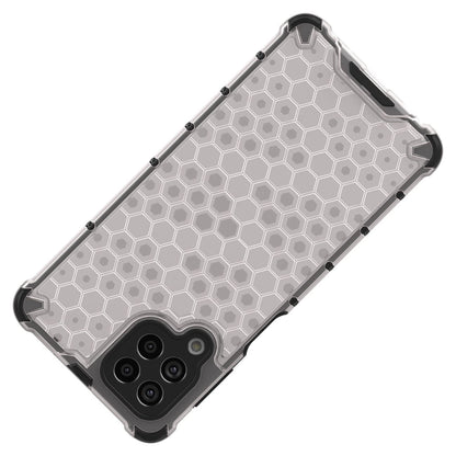 Honeycomb case armored cover with a gel frame for Samsung Galaxy M53 5G black_4