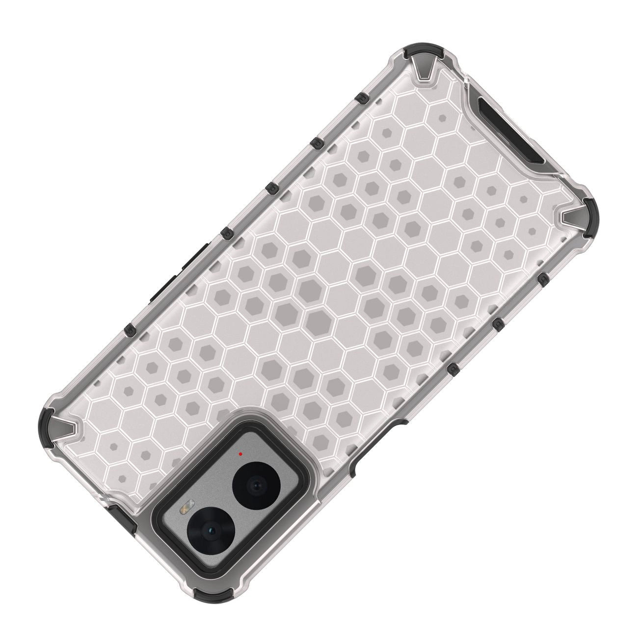 Honeycomb case armored cover with gel frame Oppo A76 / Oppo A36 / Realme 9i transparent_9