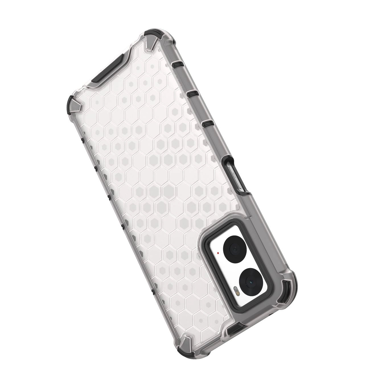 Honeycomb case armored cover with gel frame Oppo A76 / Oppo A36 / Realme 9i transparent_12