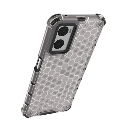 Honeycomb case armored cover with gel frame Oppo A76 / Oppo A36 / Realme 9i transparent_18