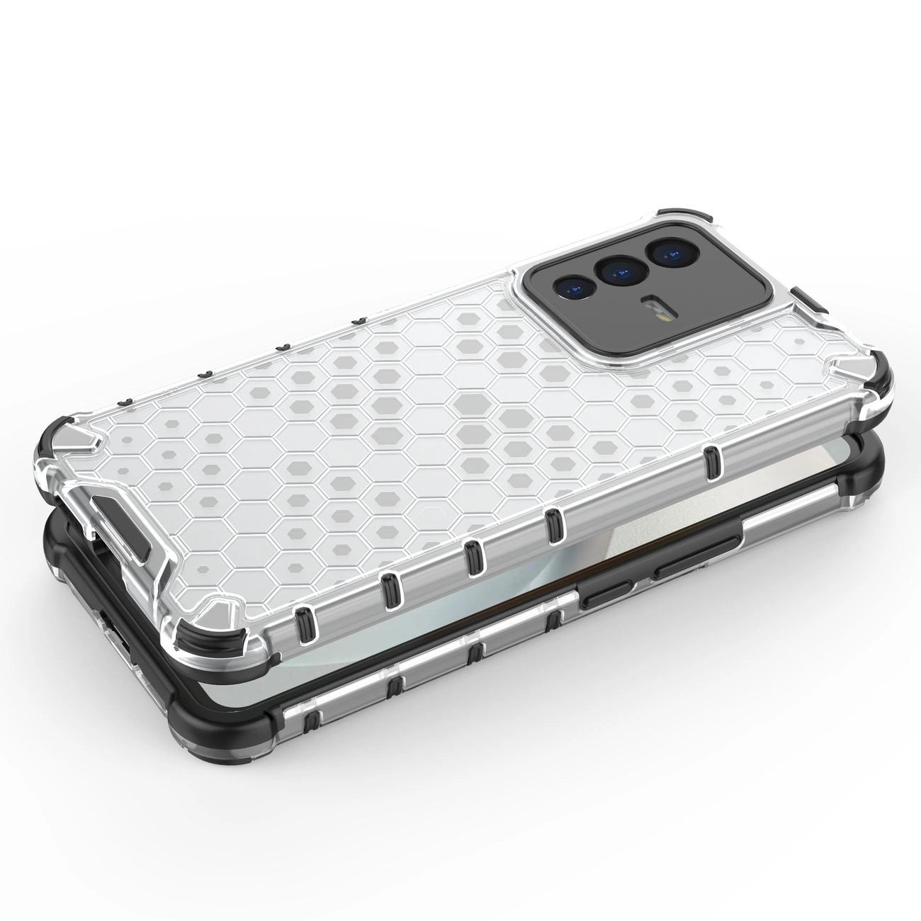 Honeycomb case armored cover with a gel frame Vivo V23 5G black_10