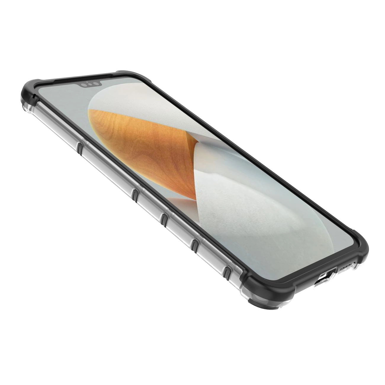Honeycomb case armored cover with a gel frame Vivo V23 5G black_14