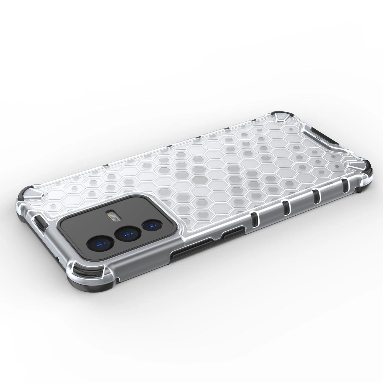 Honeycomb case armored cover with a gel frame Vivo V23 5G black_6