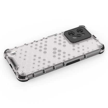 Honeycomb case armored cover with a gel frame Realme C31 transparent_11