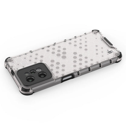 Honeycomb case armored cover with a gel frame Realme C31 transparent_12