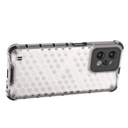 Honeycomb case armored cover with a gel frame Realme C31 transparent_13