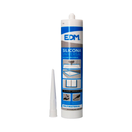Silicone universal branco acÃ©tico contra fungos 280 ml_0