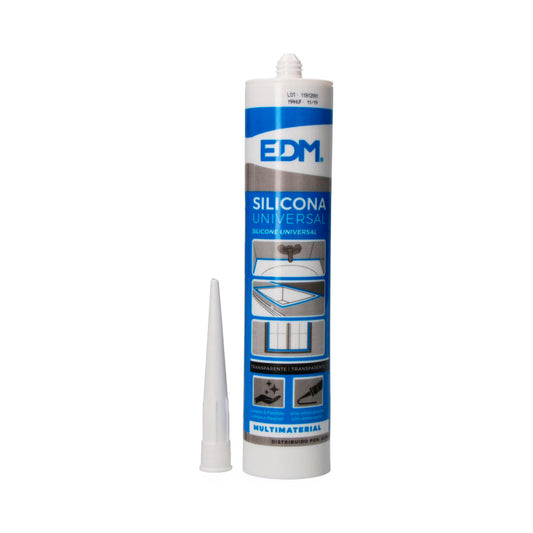 Silicone universal translÃºcido acÃ©tico contra fungos 280 ml_0