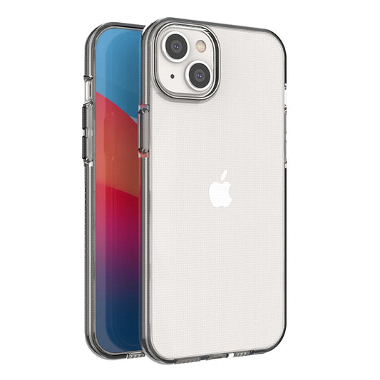 Spring Case case for iPhone 14 Plus silicone case with a frame black_0