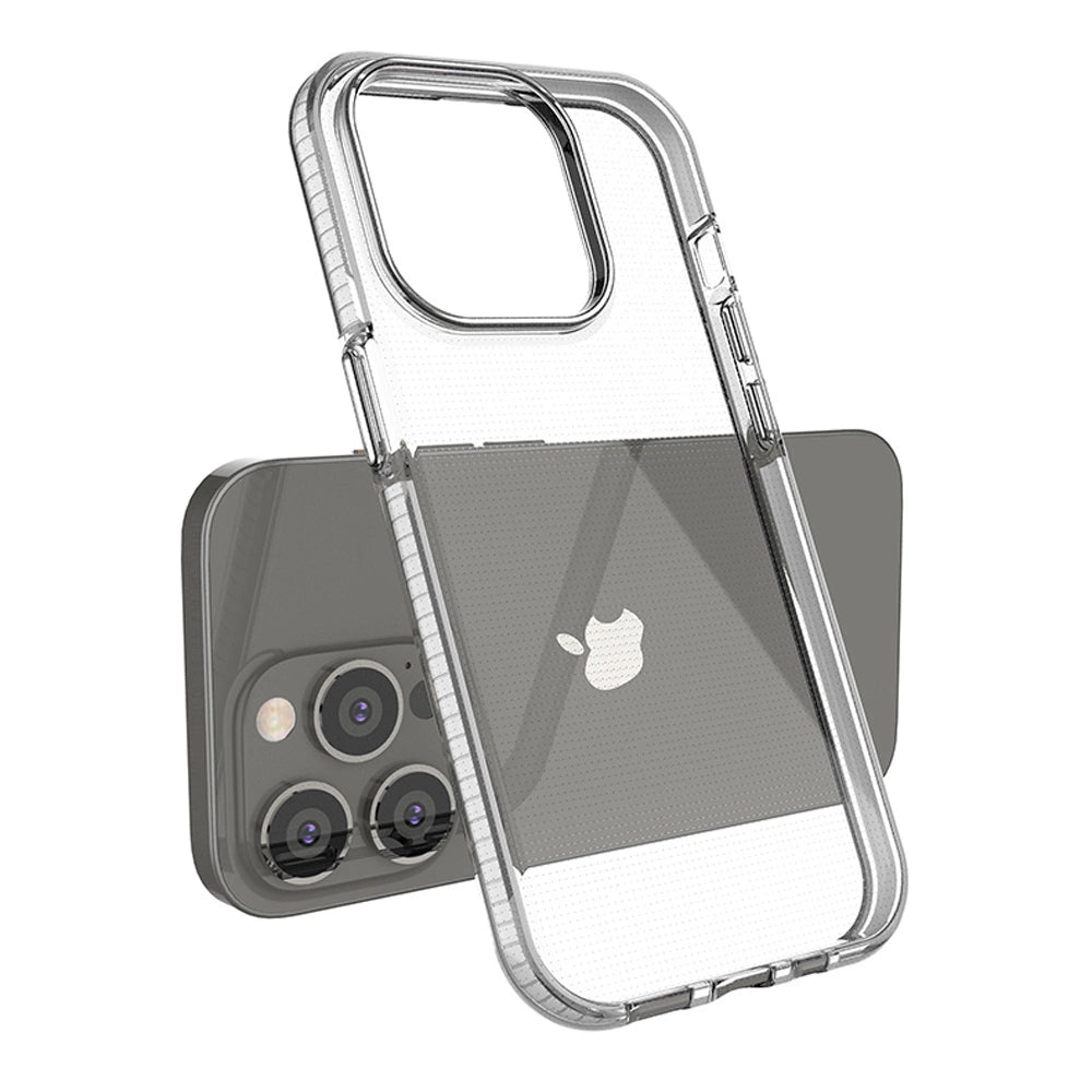 Spring Case case for iPhone 14 Pro silicone case with a frame black_2