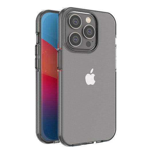 Spring Case case for iPhone 14 Pro silicone case with a frame black_0