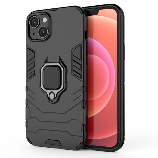 Ring Armor case for iPhone 14 Plus armored cover magnetic holder ring black_0