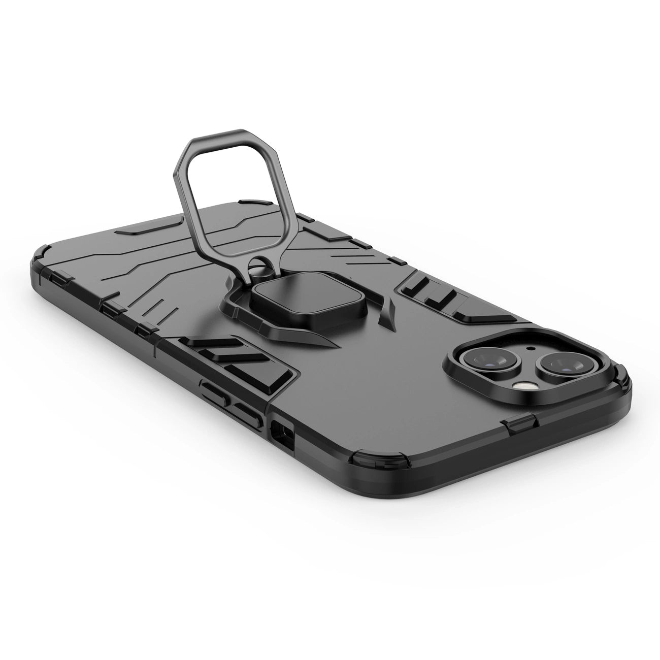 Ring Armor case for iPhone 14 Pro Max armored cover magnetic holder ring black_10