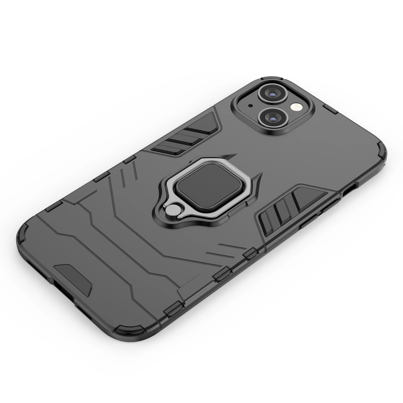 Ring Armor case for iPhone 14 Pro Max armored cover magnetic holder ring black_11