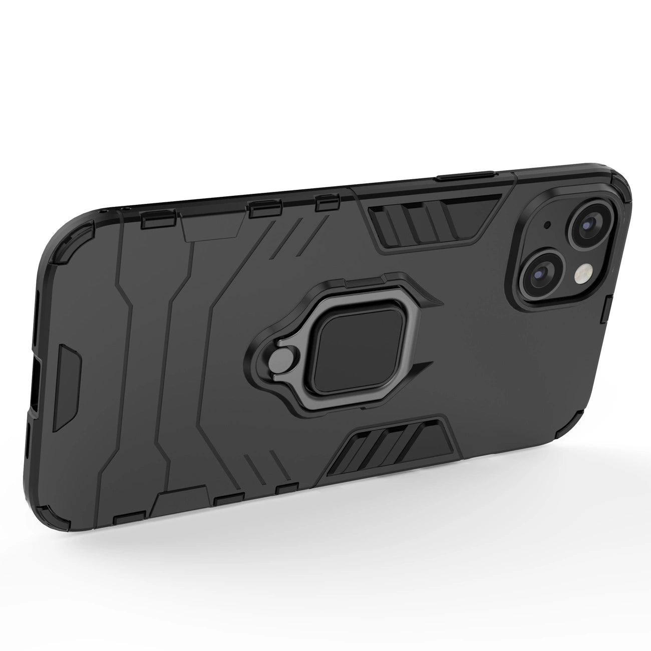 Ring Armor case for iPhone 14 Pro Max armored cover magnetic holder ring black_12