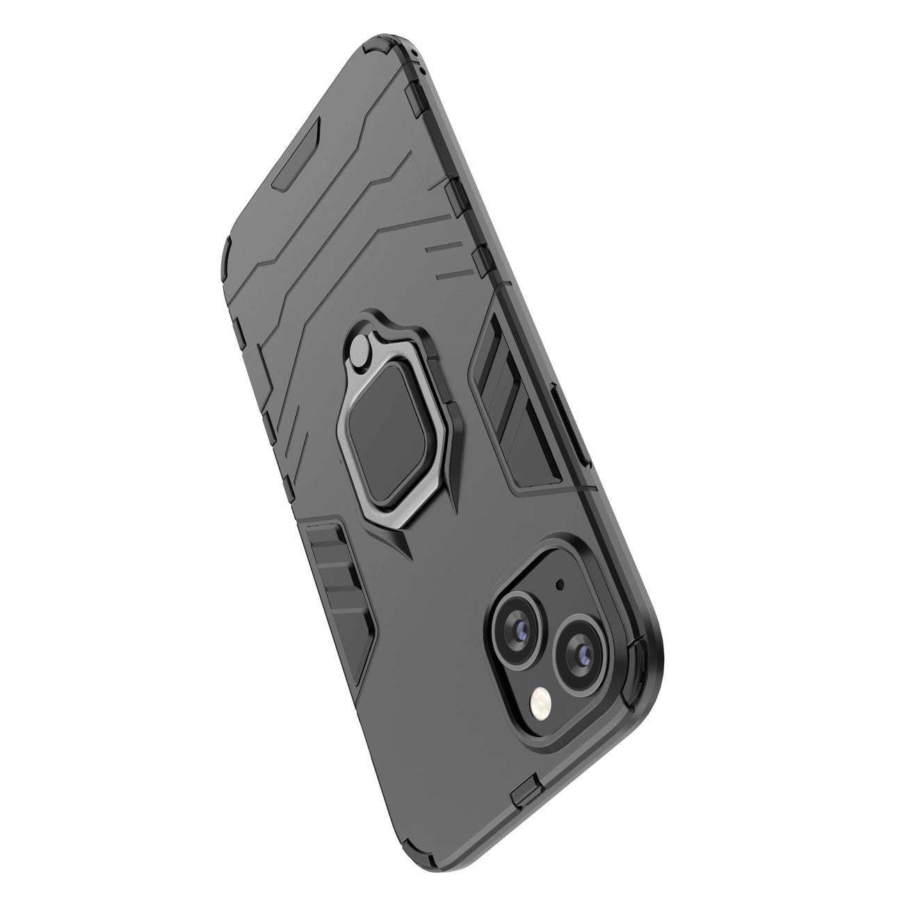 Ring Armor case for iPhone 14 Pro Max armored cover magnetic holder ring black_13