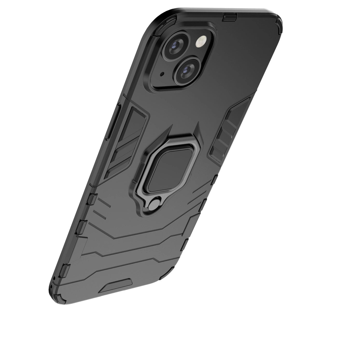 Ring Armor case for iPhone 14 Pro Max armored cover magnetic holder ring black_14