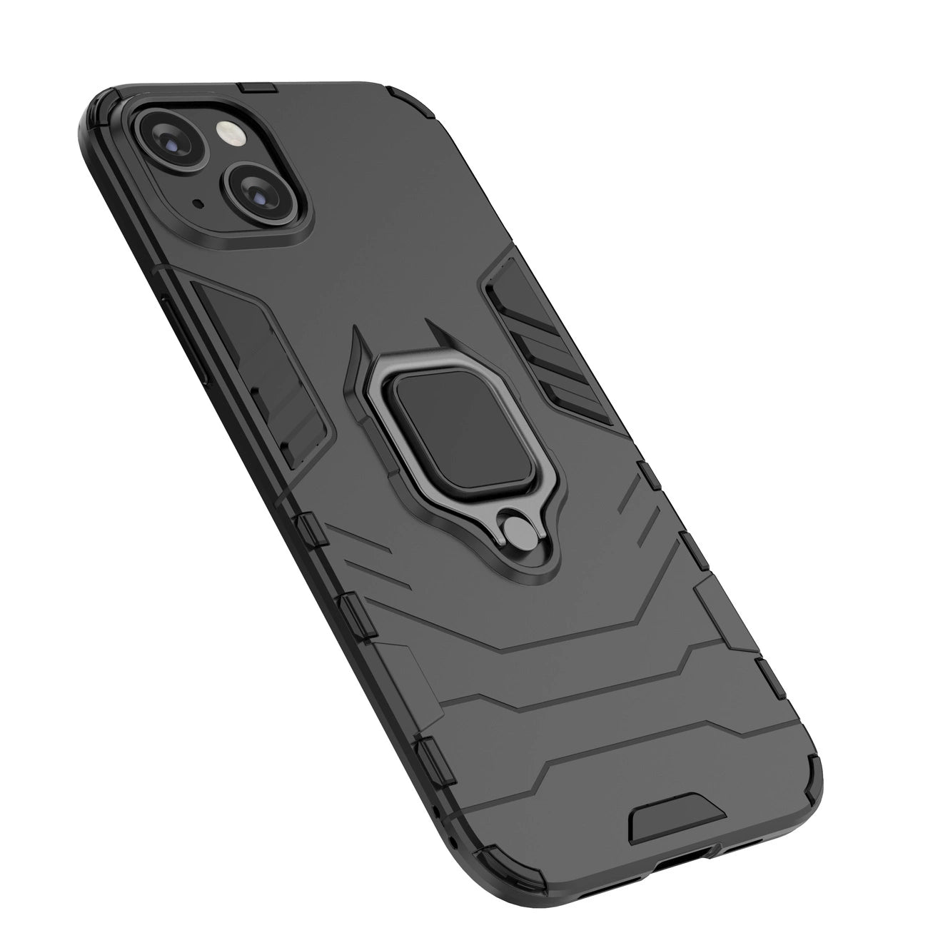 Ring Armor case for iPhone 14 Pro Max armored cover magnetic holder ring black_15